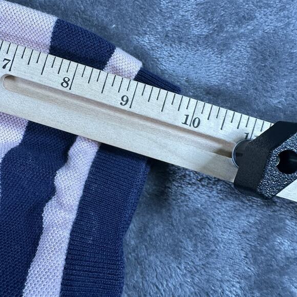 Polo Ralph Lauren Polo Shirt Mens Large Pink/Blue Striped Embroidered Golf - Picture 7 of 8